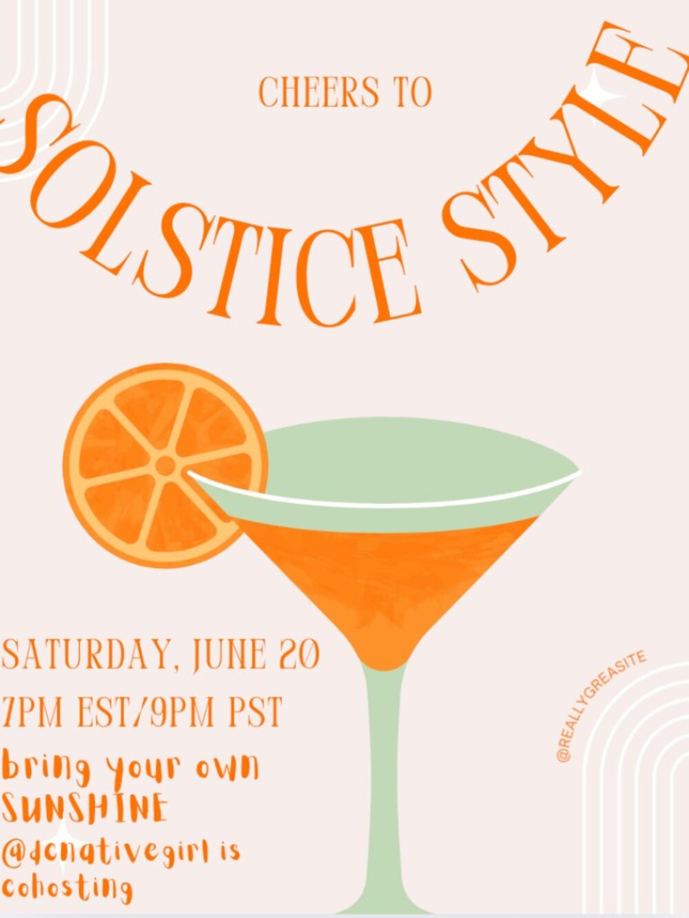 I'm COHOSTING THE SOLSTICE STYLE PARTY Sat 6/20 7pm EST/9pm PST - Picture 1 of 1